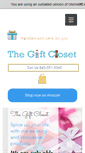 Mobile Screenshot of giftcloset.biz